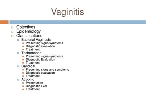 Ppt Vaginitis Powerpoint Presentation Id 795178