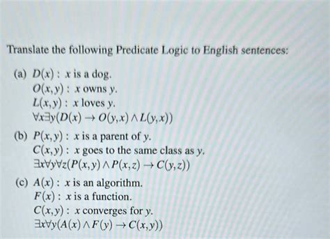 Predicate Logic to English Converter: Simplify Complex Statements