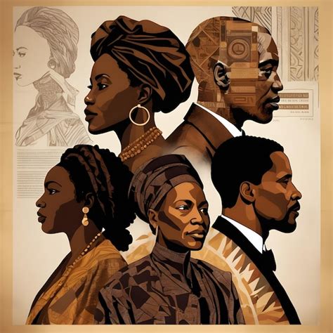 Premium Photo Legacy Unveiled A Digital Tapestry For Black History Month