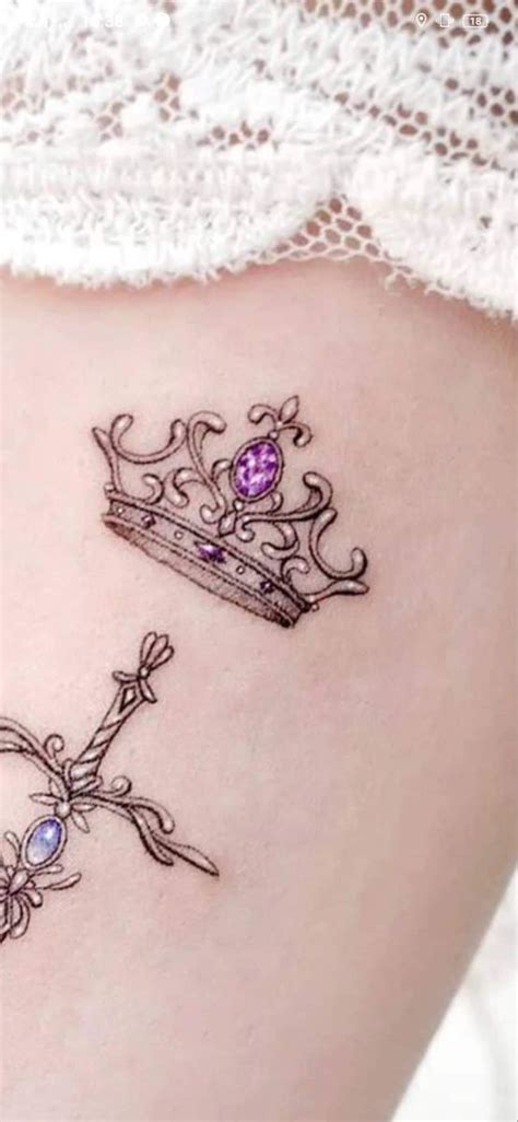 Princess Crowns Tattoos Designs