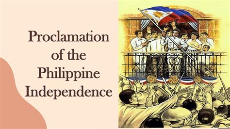 Proclamation Of The Philippine Independence