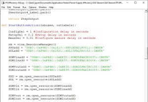 Programming Example Python Power Supply Efficiency Example Siglent