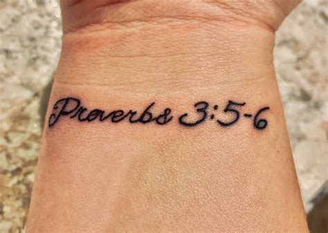 Proverbs 3 5 6 Tattoos Leg Tattoos Spine Tattoos