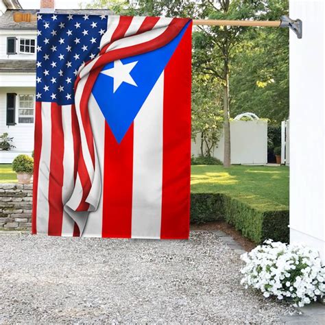 Puerto Rican American Flag Tqn1041f Flagwix