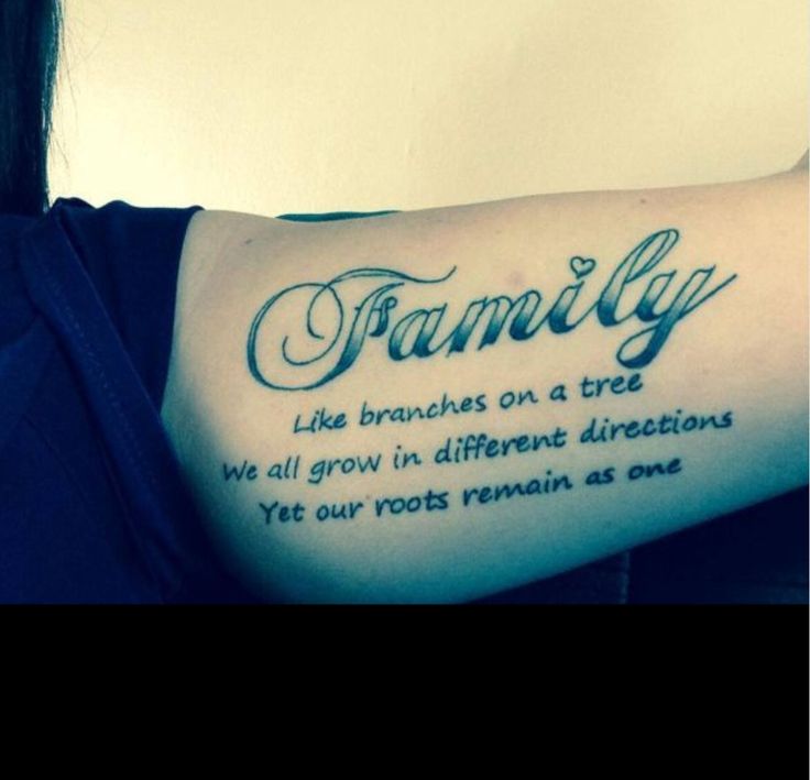 Heartfelt Family Tattoo Quotes: Celebrate Love and Bond