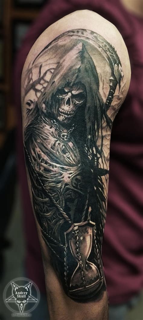 Grim Reaper Tattoo: Dark Realism Design Ideas