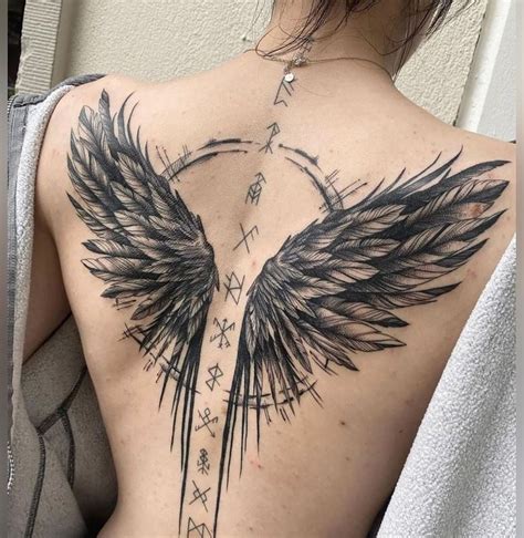 Realistic Angel Wings Tattoo A Symbol Of Freedom And Spirituality
