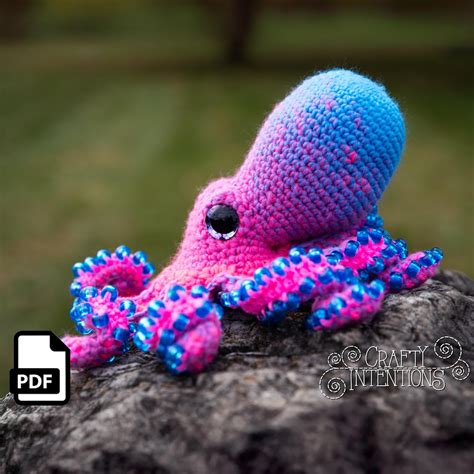Realistic Octopus Crochet Pattern By Crafty Intentions Digital Pdf