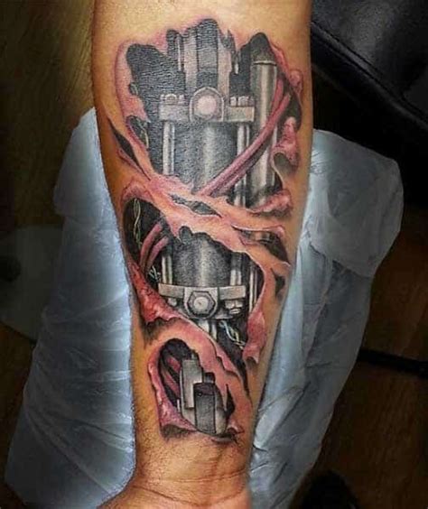 Realistic Ripped Skin Tattoos Torn Skin Tattoo On Forearm Another