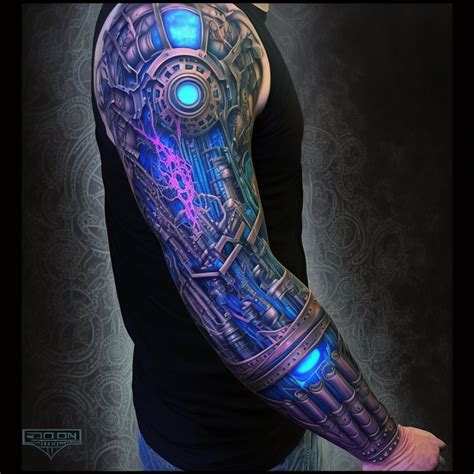 Robot Arm Tattoo Sleeve: Futuristic Ink Ideas