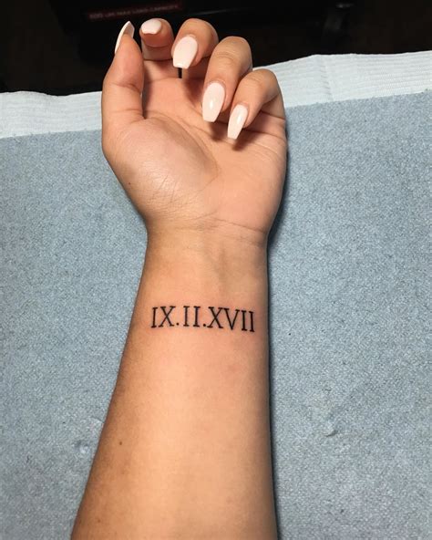 Roman Numeral Date Tattoo Wrist Roman Numeral Wrist Tattoo Roman Roman Numeral Date Tattoo Wrist Roman Numeral Wrist Tattoo Roman