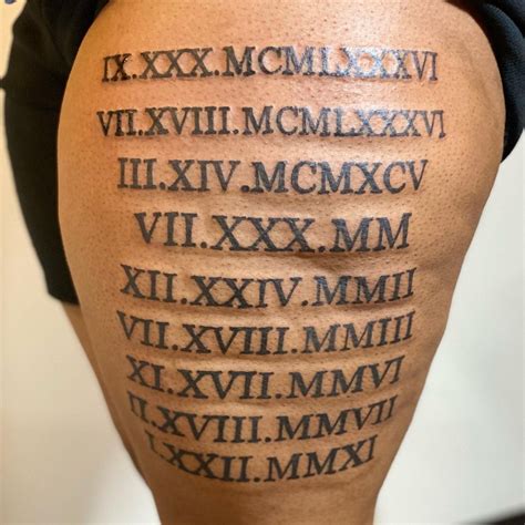 Roman Numeral Tattoo Ideas: Unique & Timeless Designs