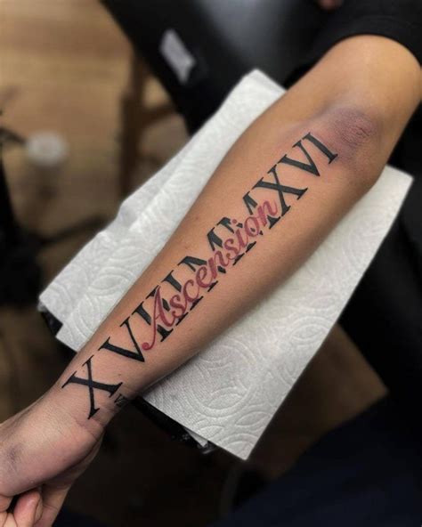 Roman Numeral Tattoo Cover Up Roman Numeral Tattoo Cover Up