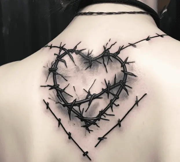 Rose And Barbed Wire Tattoo Meaning Rose Mit Stacheldraht Tattoo