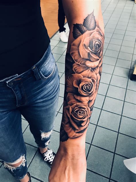 Rose Arm Tattoos: Bold Designs for Guys