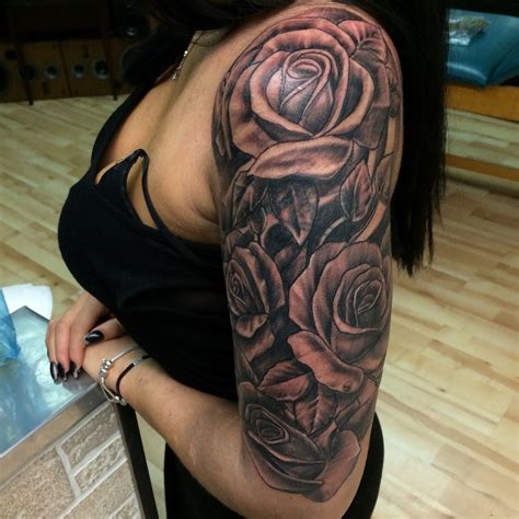 Rose Half Sleeve Tattoos For Women Ideas Tattoos For Women