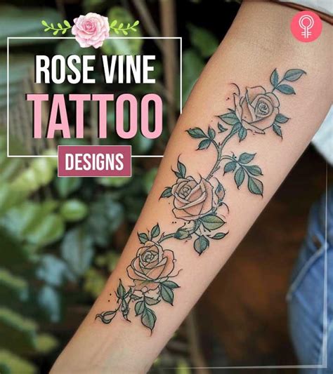 Stunning Rose Vine Tattoo Ideas to Inspire Your Next Ink