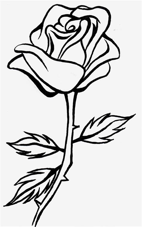 Roses Rose Clip Art Black And White Free Clipart Images