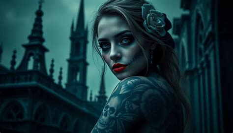 Russian Lady Macabre Tattoo Ideas & Inspiration