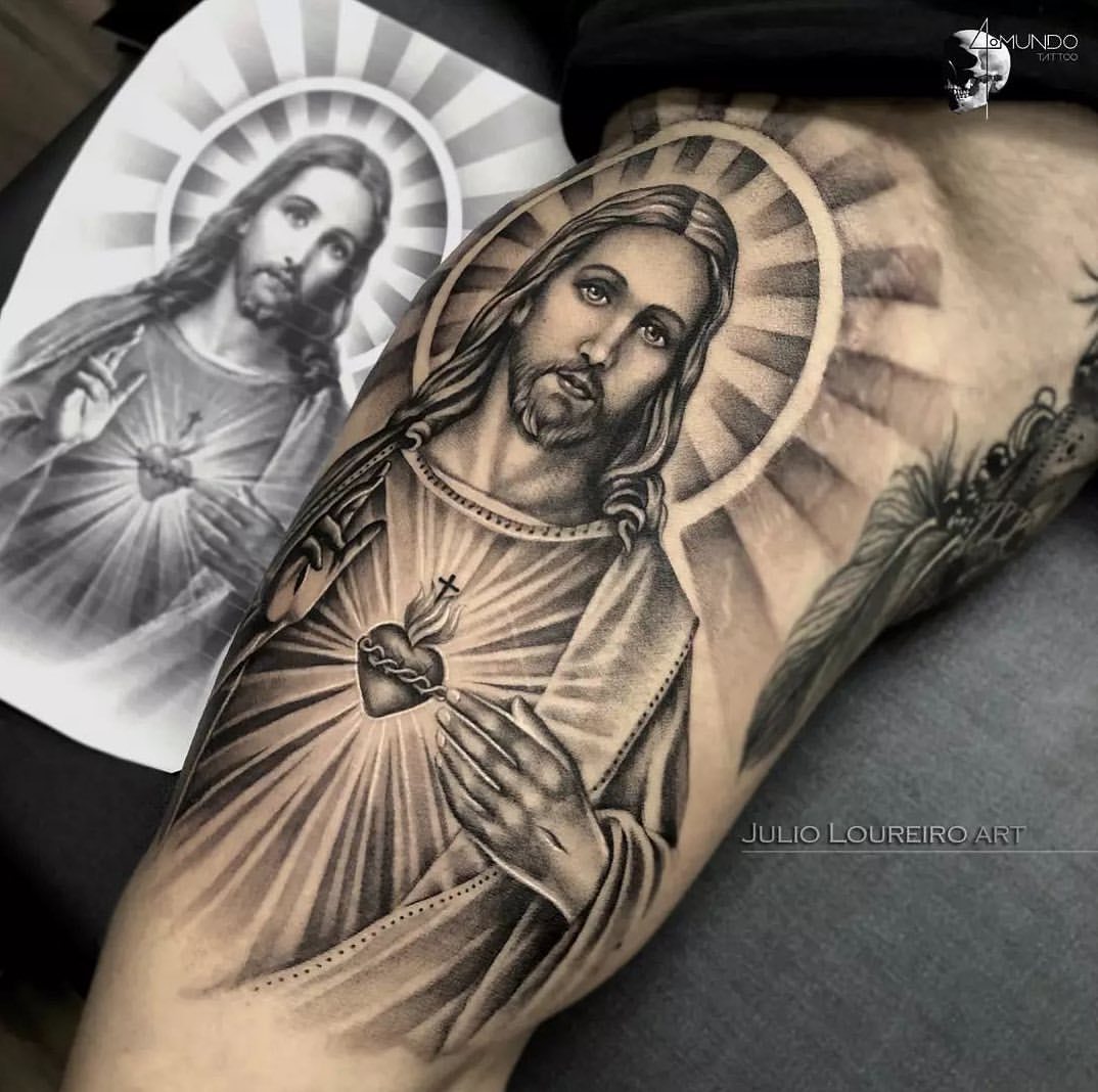 Sacred Heart Of Jesus Tattoo