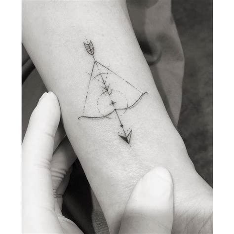 Sagittarius Fine Line Tattoo The Must Have Design For Arrow Crazed