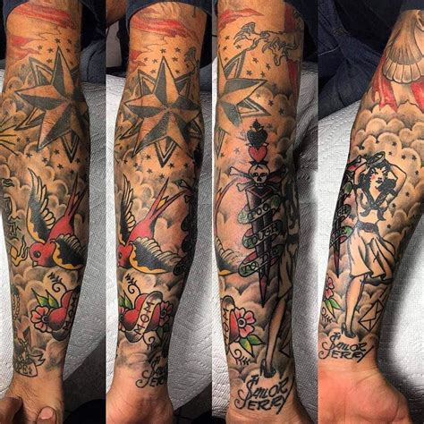 Sailor Jerry Sleeve Tattoo