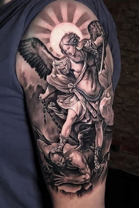 Saint Michael Tattoo: Angelic Protection Ink Ideas
