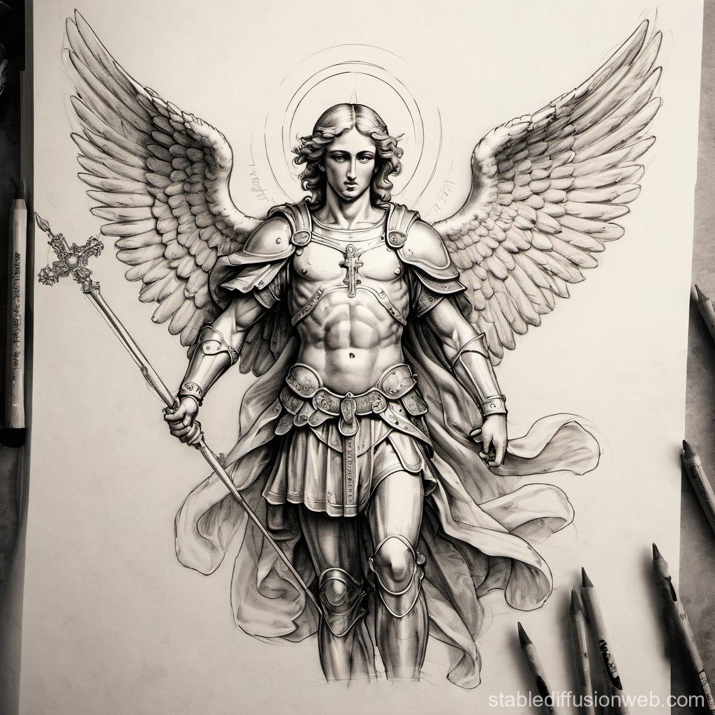 Saint Michael Tattoo: Divine Protection Ink Ideas