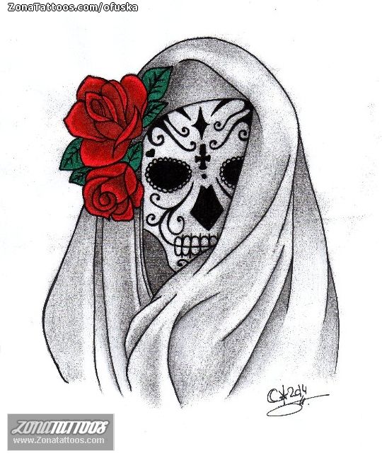 Santa Muerte Tattoo Stencil: Design Ideas & Tips