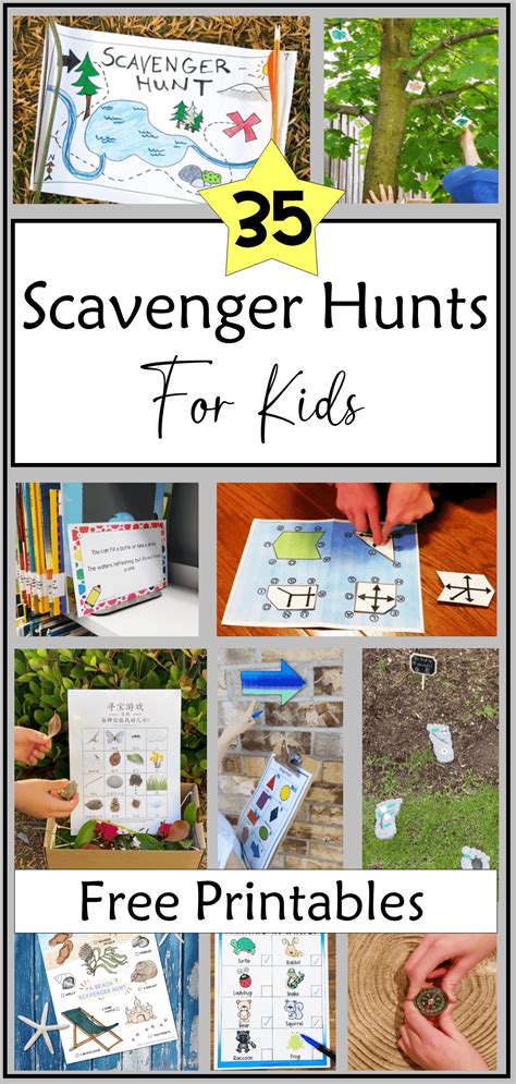 Scavenger Hunt Activities For Kids
