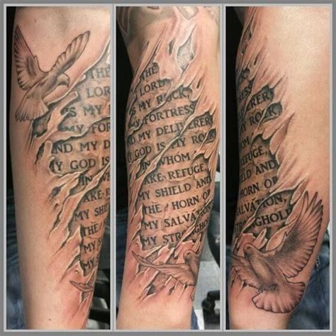 Scripture Tattoos For Guys: Bold Faith Ink Ideas