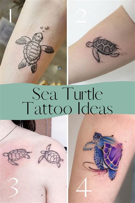 Sea Turtle Tattoo Ideas: Unique & Meaningful Designs