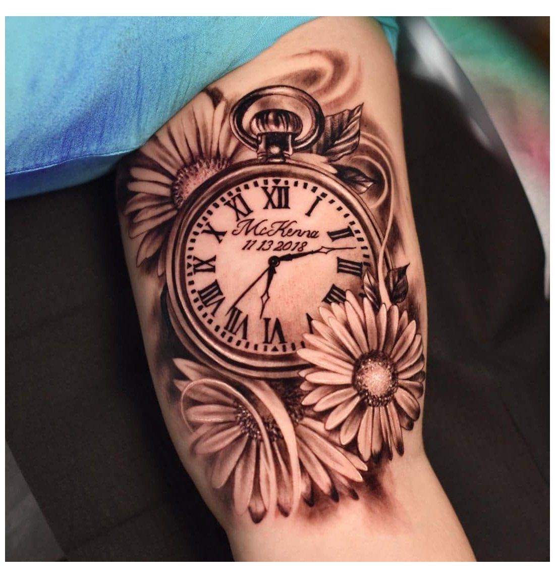 Share 88 Birth Clock Tattoo Ideas Super Hot In Cdgdbentre