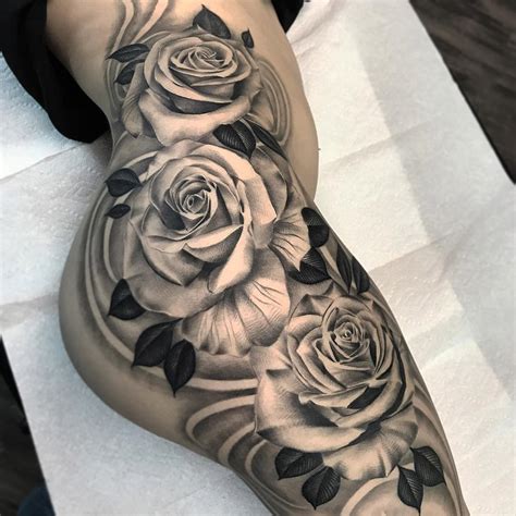 Elegant Side Tattoos of Roses: Inspiration & Ideas