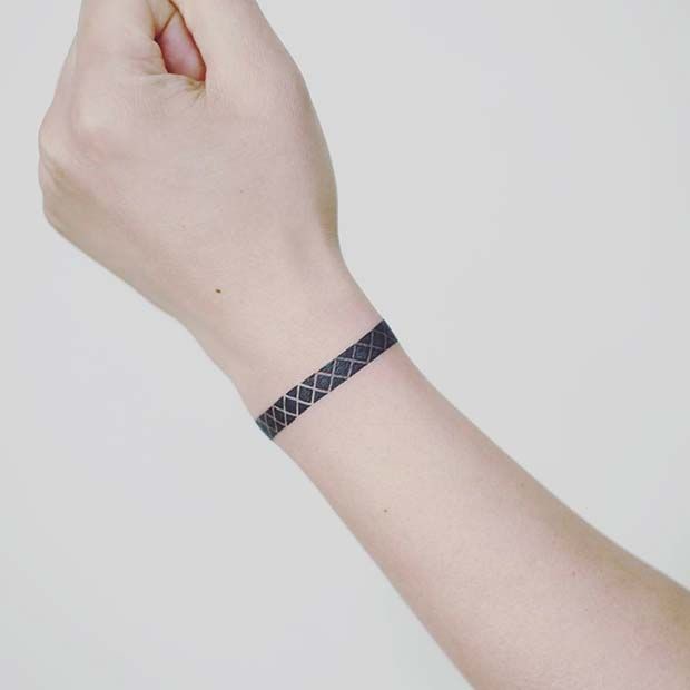 Simple Wrist Tattoo For Men