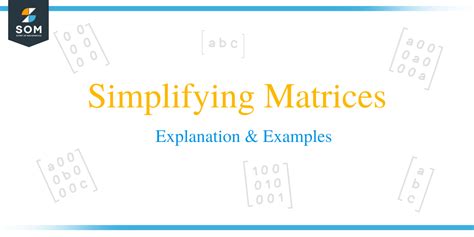 Simplify Matrix Explanation Examples