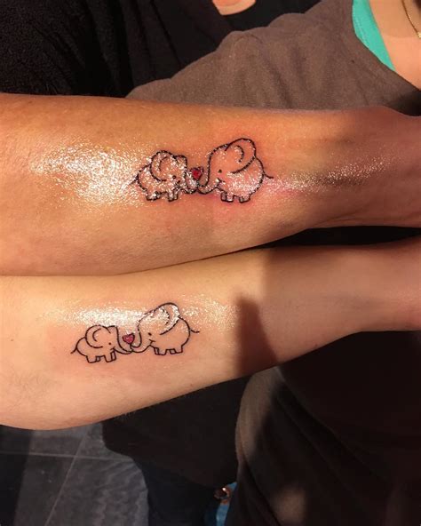 Sister Tattoos 90 Sweet Matching Mother Daughter Tattoo Designs