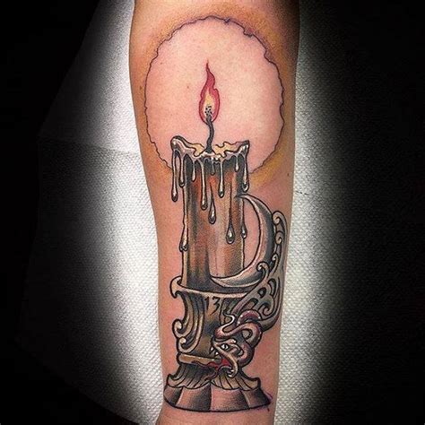 Skull Candle Tattoo Z Tattoo Geek Ideas For Best Tattoos