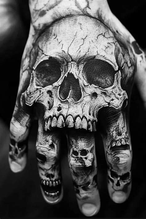 Skull Hand Tattoos: Bold Designs for Men's Ink Inspiration