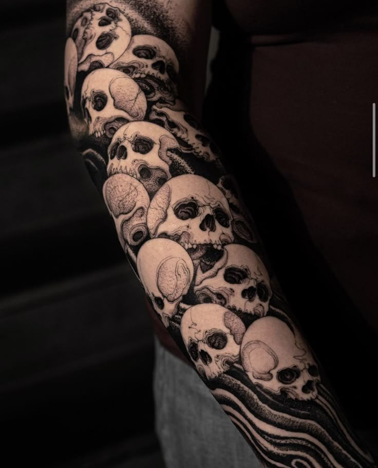 Skull Tattoos Sleeves