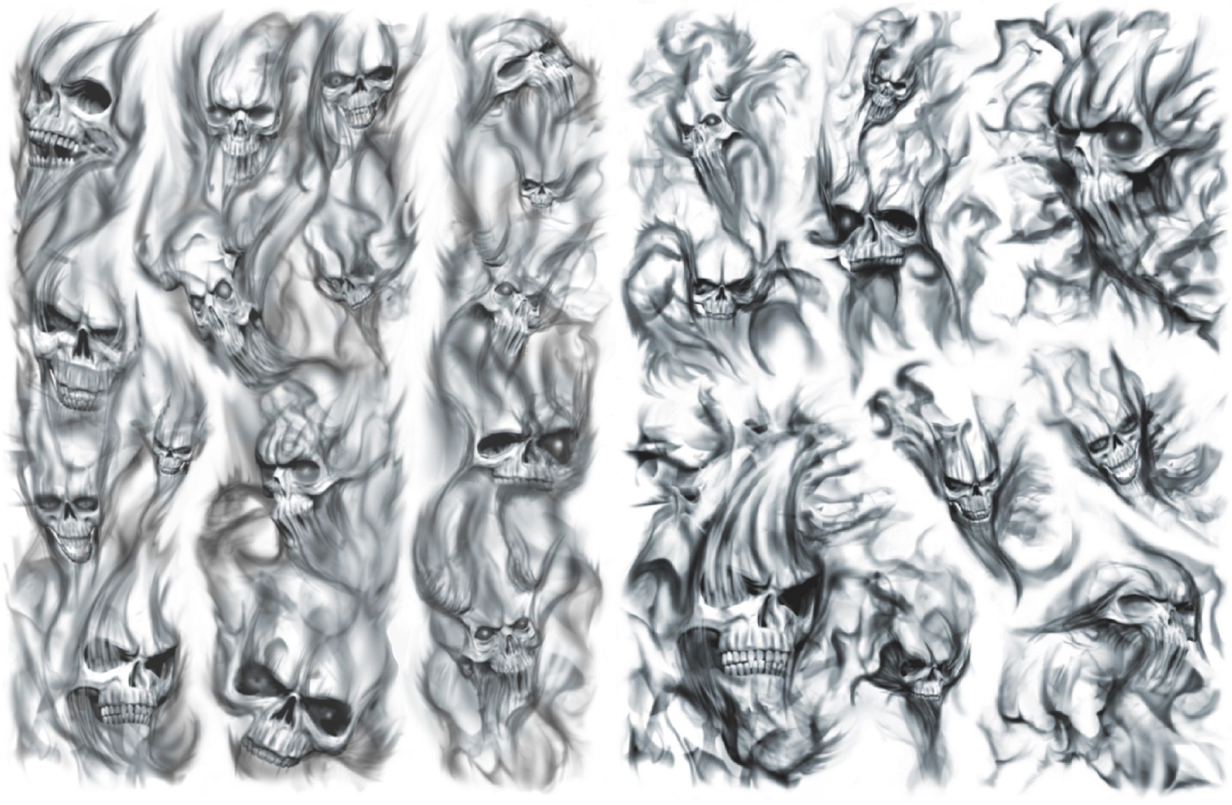 Sleeve Filler Tattoo Stencil Designs