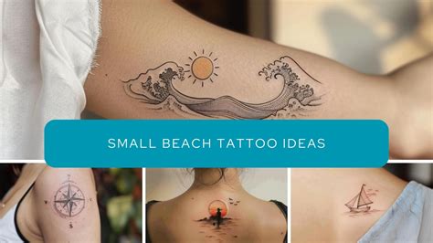 25 Tiny Beach Tattoo Ideas for Summer Vibes All Year