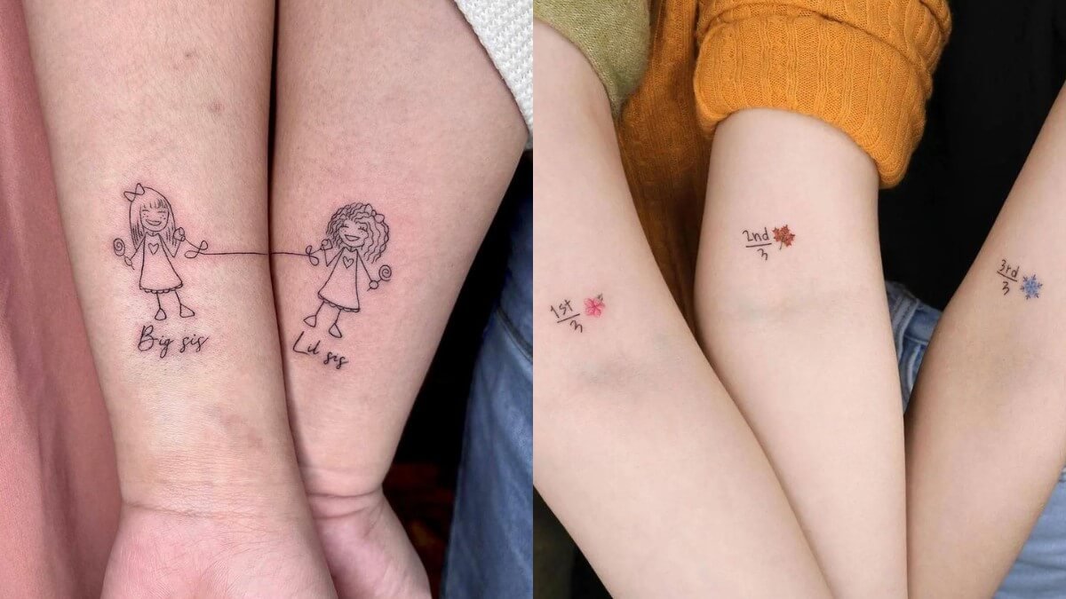 Small Matching Tattoos for Sisters: Cute Ideas & Inspiration