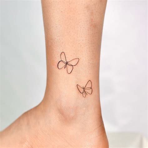 Small Simple Butterfly Tattoo Ideas & Designs