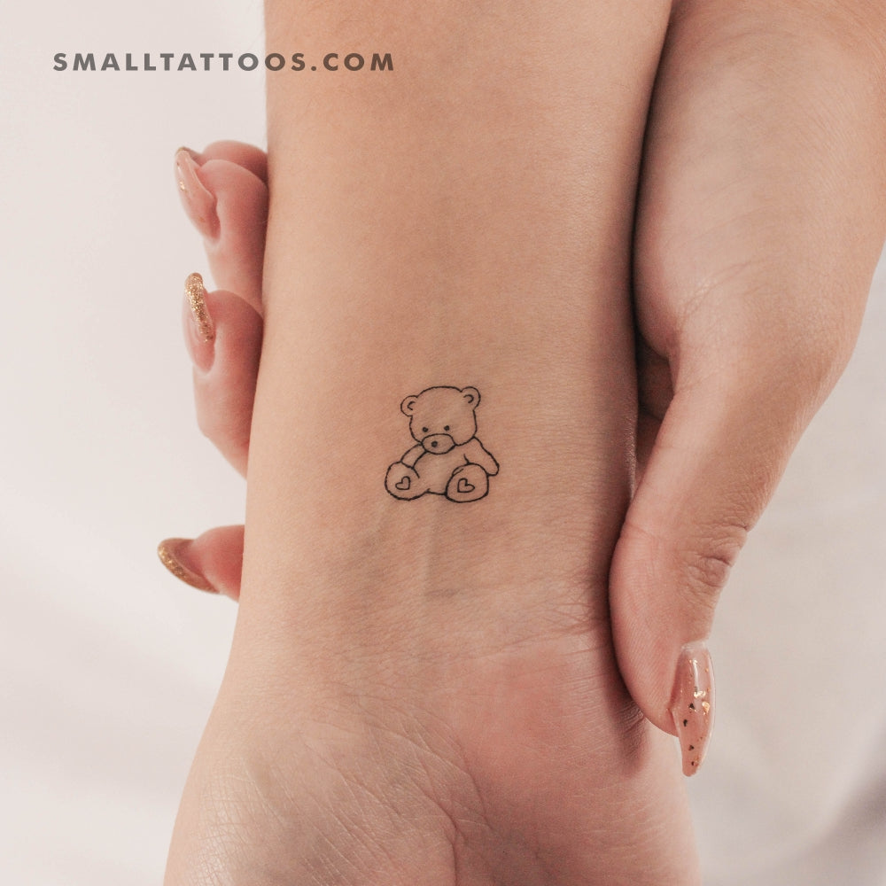 Cute Small Teddy Bear Tattoo Ideas & Inspiration