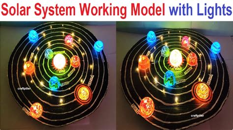 Solar System Working Model For Science Exhibition With Lights And Stars Solar System Working Model For Science Exhibition With Lights And Stars
