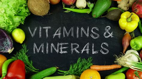 Sources Of Vitamins And Minerals Nutrition Science And Everyday