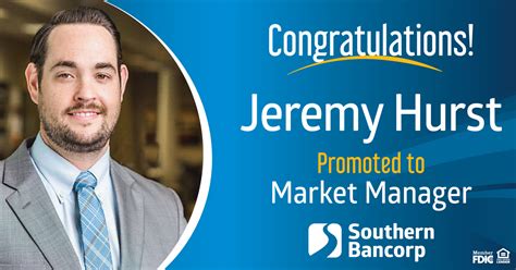 Southern Bancorp S Jeremy Hurst Promoted To Market Manager