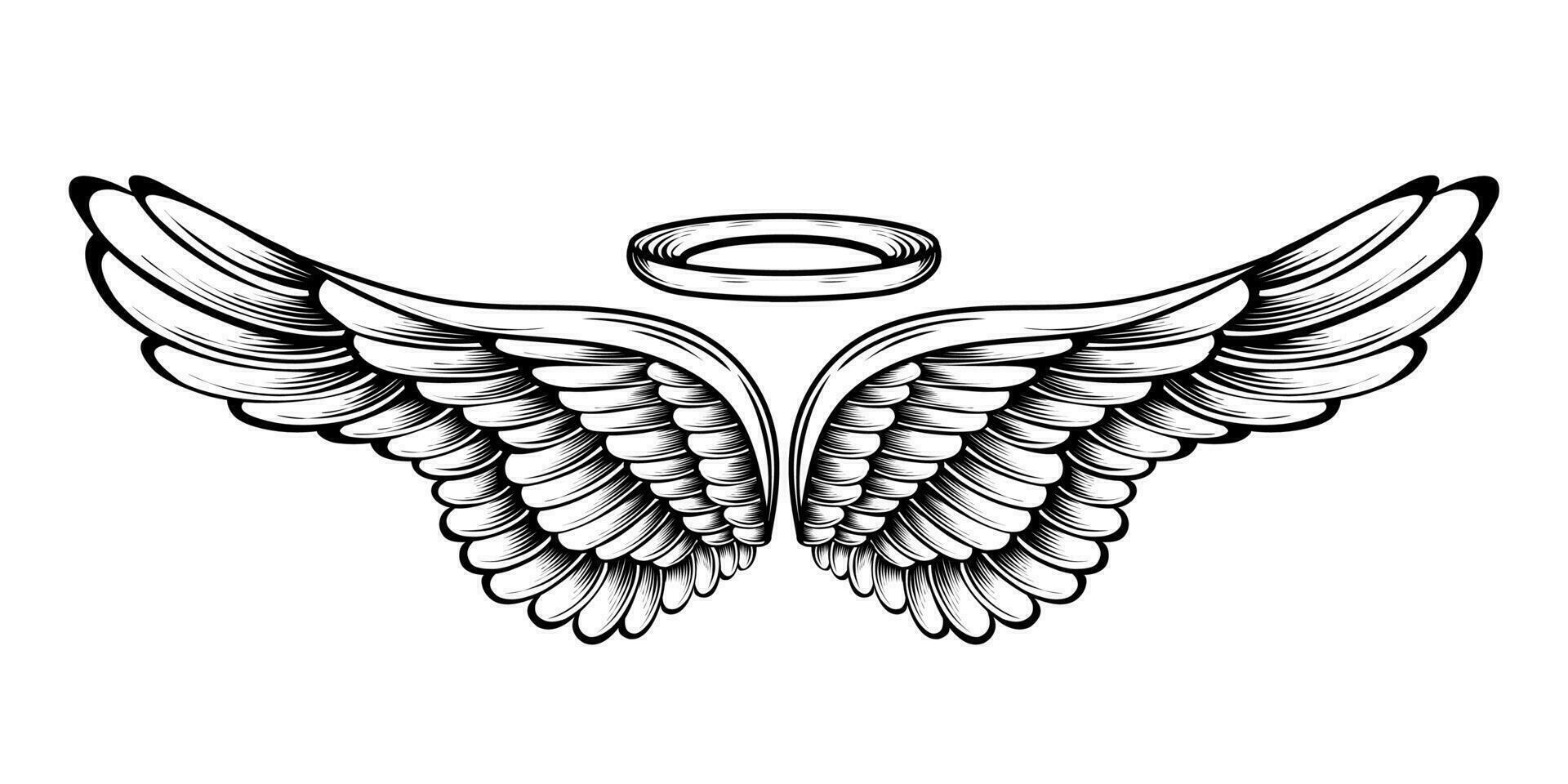 Spectacular Angel Wings Tattoo Design For Men Amp Women