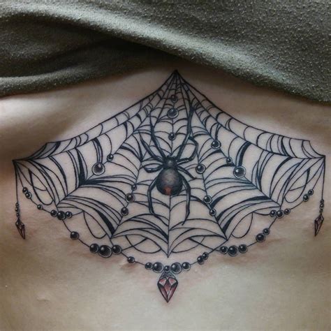 Unique Spider Web Nipple Tattoo Ideas to Inspire You